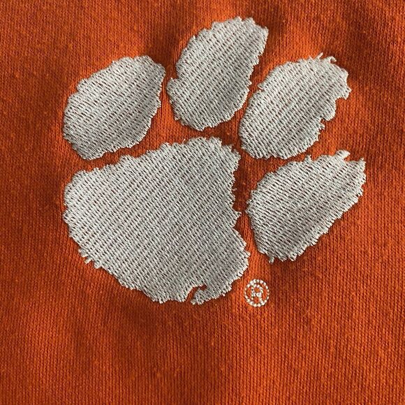 Clemson Orange J America Embroidered Crewneck Sweatshirt. Size XL unisex - Picture 5 of 15